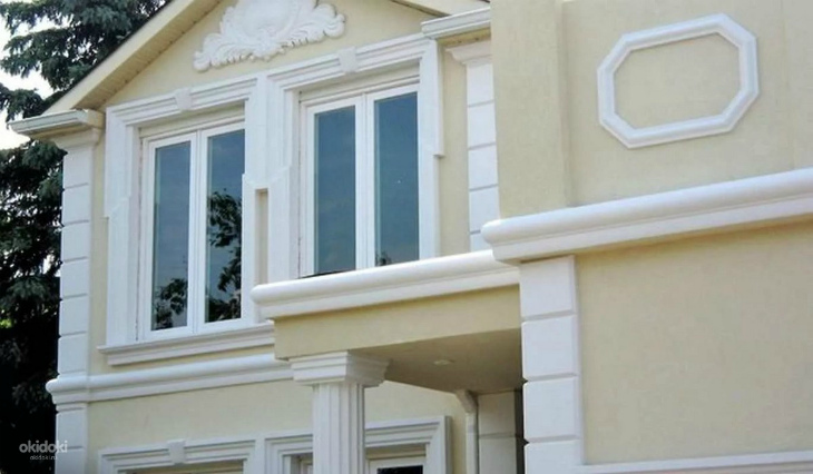 Декоративная отделка фасада дома: Самые популярные материалы и технологии