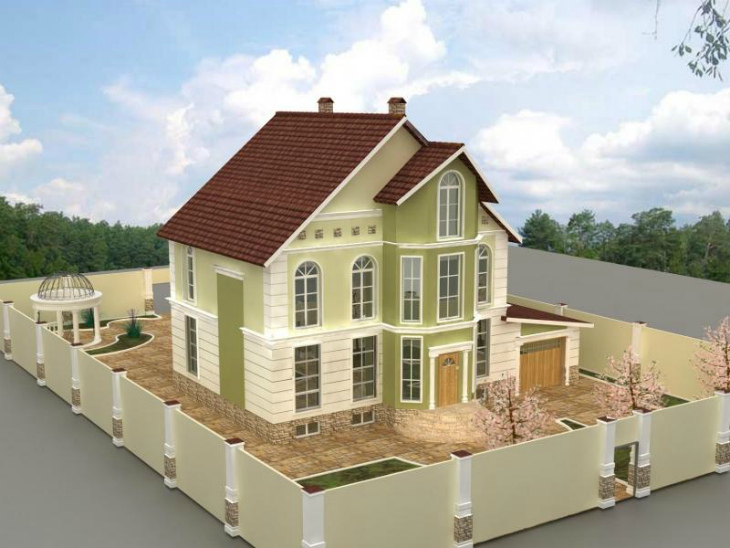 Дизайн проект фасада – обязательное условие для успешной отделки дома